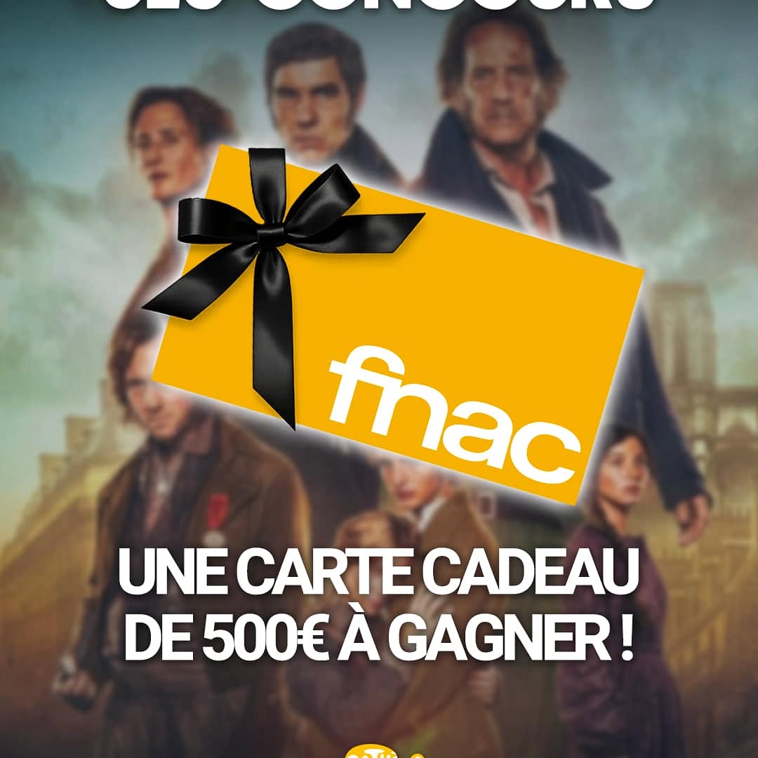 carte cadeau de 500€ chez la Fnac
