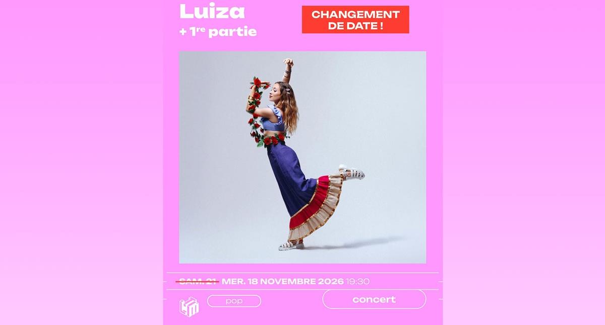 places pour le concert de Luiza