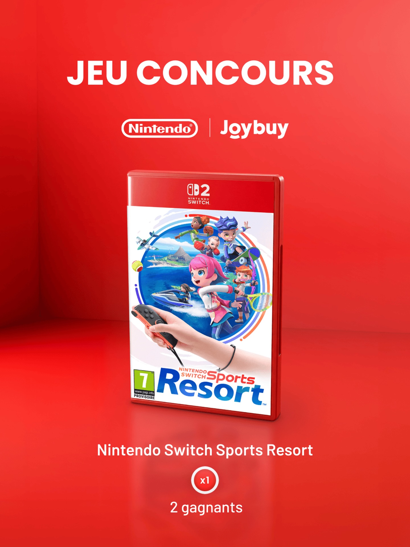 2 jeux Nintendo Switch Sports Resort